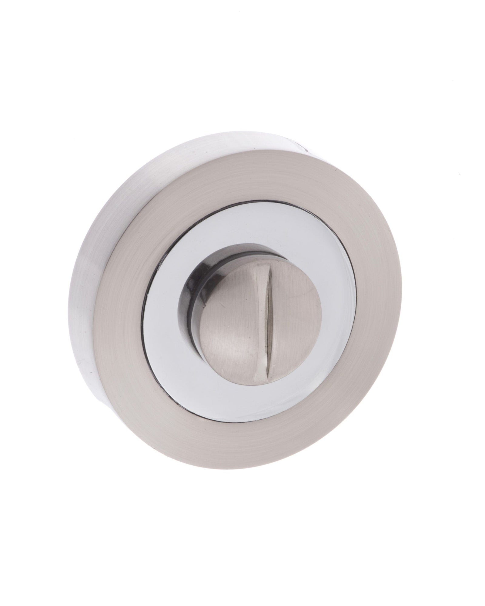 Mediterranean WC Turn and Release Round Rose Bathroom Lock Atlantic