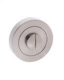 Mediterranean WC Turn and Release Round Rose Bathroom Lock Atlantic