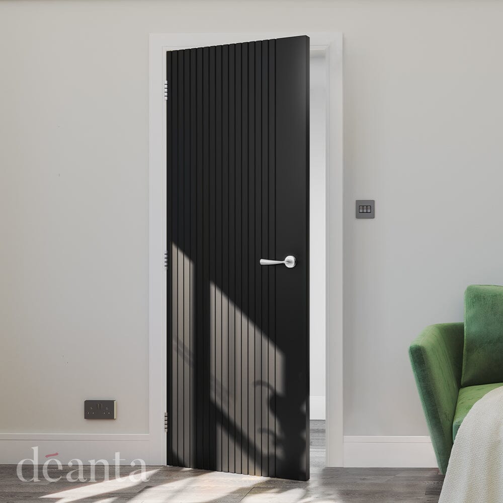 Malmo Black Prefinished Internal Door Internal Door Deanta