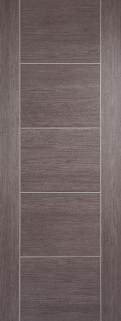 Medium Grey Laminated Vancouver Pre-Finished Internal Door Internal Door LPD Doors