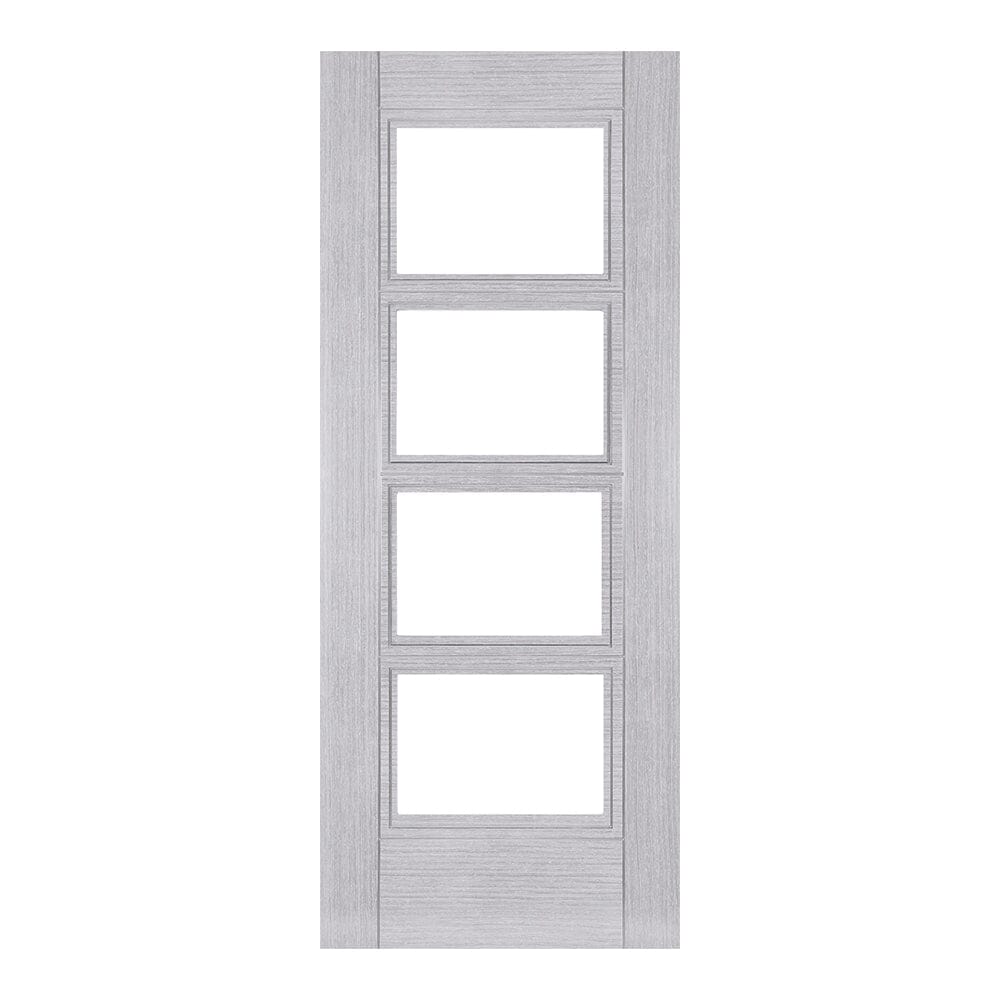 Montreal Light Grey Ash Glazed Internal Door Internal Door Deanta