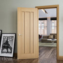 Norwich Unfinished Oak Internal Fire Door Internal Door Deanta