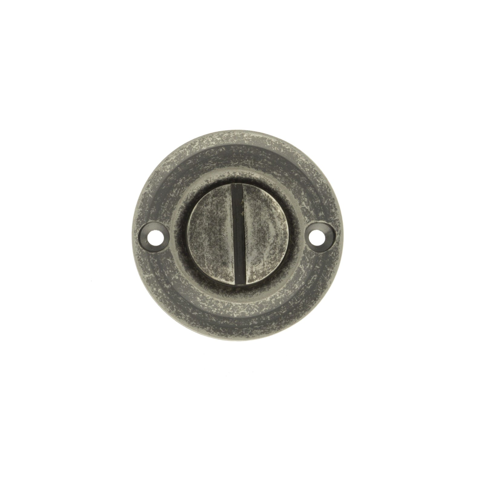 Old English Solid Brass Oval WC Turn and Release Bathroom Lock Atlantic