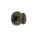 Old English Solid Brass Oval WC Turn and Release Bathroom Lock Atlantic Each Matt Gun Metal