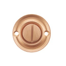 Old English Solid Brass Oval WC Turn and Release Bathroom Lock Atlantic