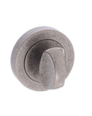 Old English WC Turn and Release Bathroom Lock Atlantic Each Distressed Silver