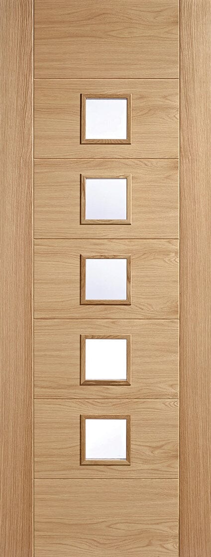 Oak Carini 5 Light Unfinished Internal Door Internal Door LPD Doors
