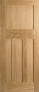 Oak DX 30s Style Unfinished Internal Fire Door FD30 Internal Fire Door LPD Doors