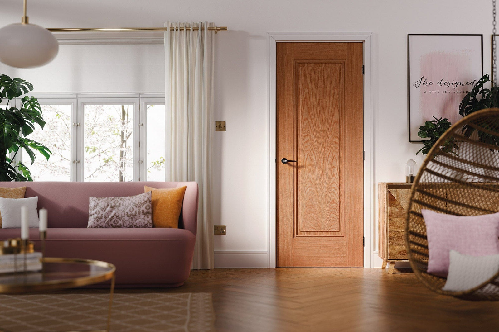 Oak Eindhoven Pre-Finished Internal Door Internal Door LPD Doors