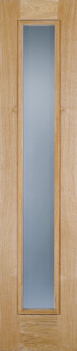 Oak Frosted Sidelight Glazed 1 Light Unfinished External Sidelights External Sidelights LPD Doors