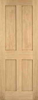 Oak London Unfinished Internal Fire Door FD30 Internal Fire Door LPD Doors