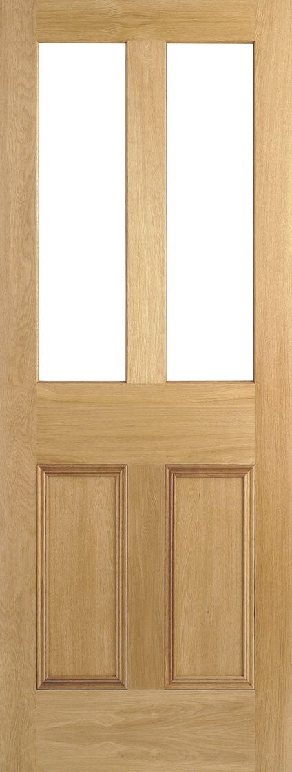 Oak Malton Unglazed 2 Light Unfinished Internal Door Internal Door LPD Doors