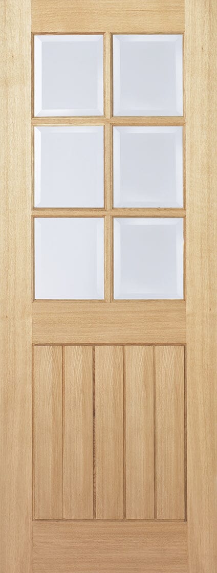 Oak Mexicano 6 Light Unfinished Internal Door Internal Door LPD Doors