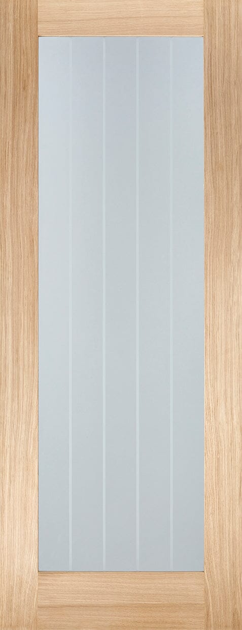 Oak Mexicano Pattern 10 Glazed Unfinished Internal Door Internal Door LPD Doors