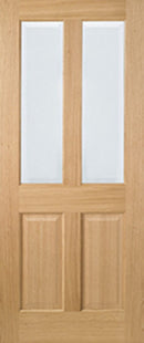 Oak Richmond Glazed 2 Light Unfinished Unfinished Internal Door Internal Door LPD Doors