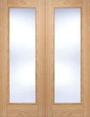 Oak Vancouver Glazed Pair Pre-Finished Room Divider Room Divider LPD Doors