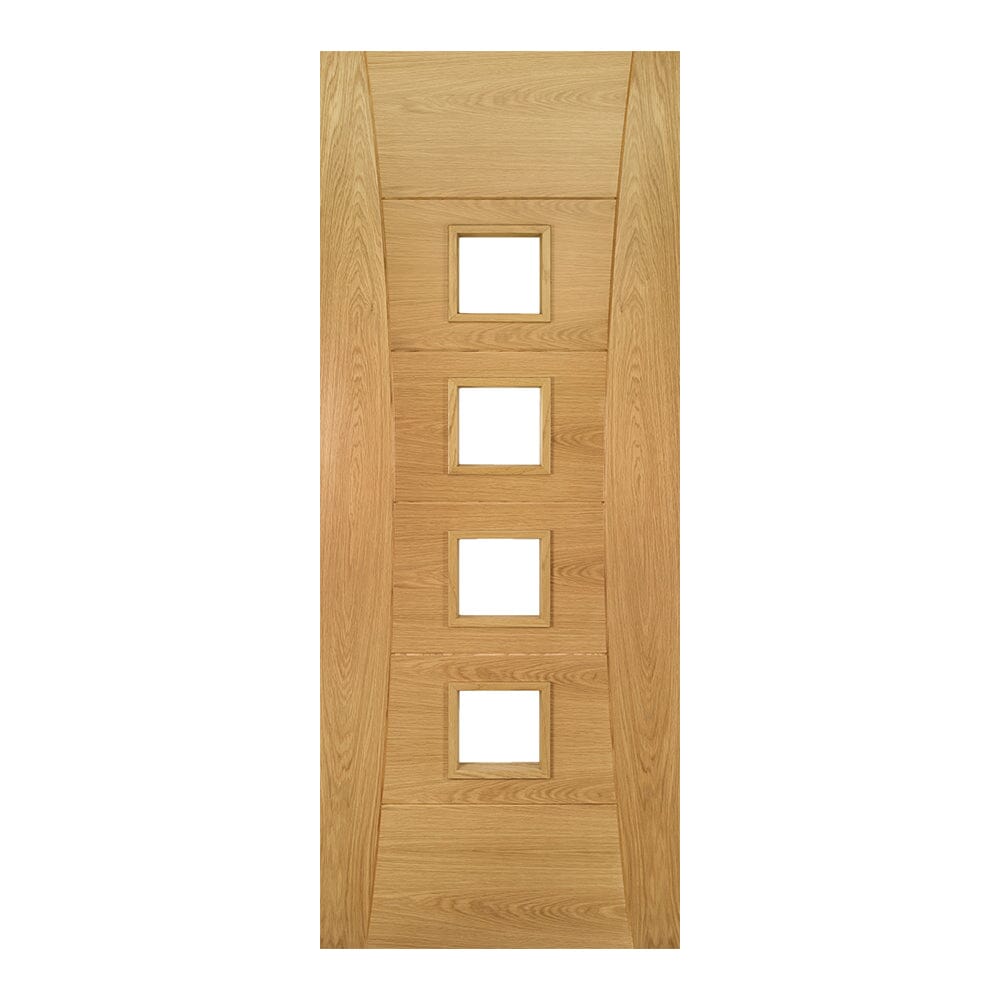 Pamplona Prefinished Oak Glazed Internal Door Internal Door Deanta