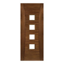 Pamplona Prefinished Walnut Glazed Internal Fire Door Internal Door Deanta