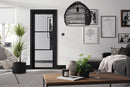 Black Tribeca 3 Light Primed Internal Door Internal Door LPD Doors