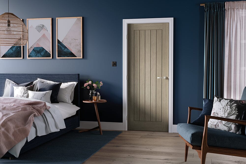 Light Grey Belize Pre-Finished Internal Fire Door FD30 Internal Fire Door LPD Doors