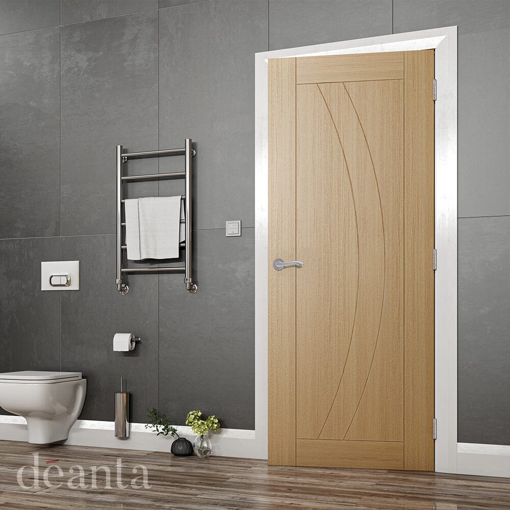 Ravello Prefinished Oak FD30 FSC Internal Fire Door Internal Door Deanta