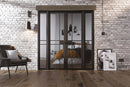 Black Greenwich W6 Room Divider Room Divider LPD Doors