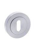 Status Key Escutcheon Round Rose Escutcheon Atlantic Pair Satin Chrome