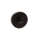 STATUS WC Turn and Release on Round Rose in Urban Dark Bronze WC Turn and Release Atlantic