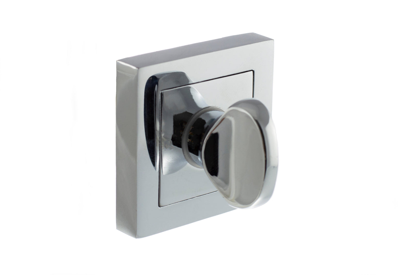 Status WC Turn and Release S4 Square Rose Bathroom Lock Atlantic Each Polished Chrome
