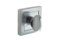 Status WC Turn and Release S4 Square Rose Bathroom Lock Atlantic Each Satin Chrome