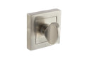 Status WC Turn and Release S4 Square Rose Bathroom Lock Atlantic Each Satin Nickel