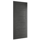 Seville Brushed Black Oak FSC Internal Door Internal Door Deanta