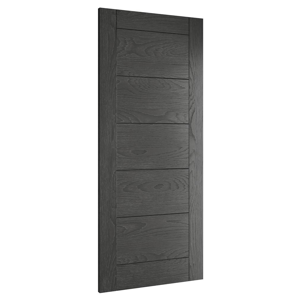 Seville Brushed Black Oak FSC Internal Door Internal Door Deanta