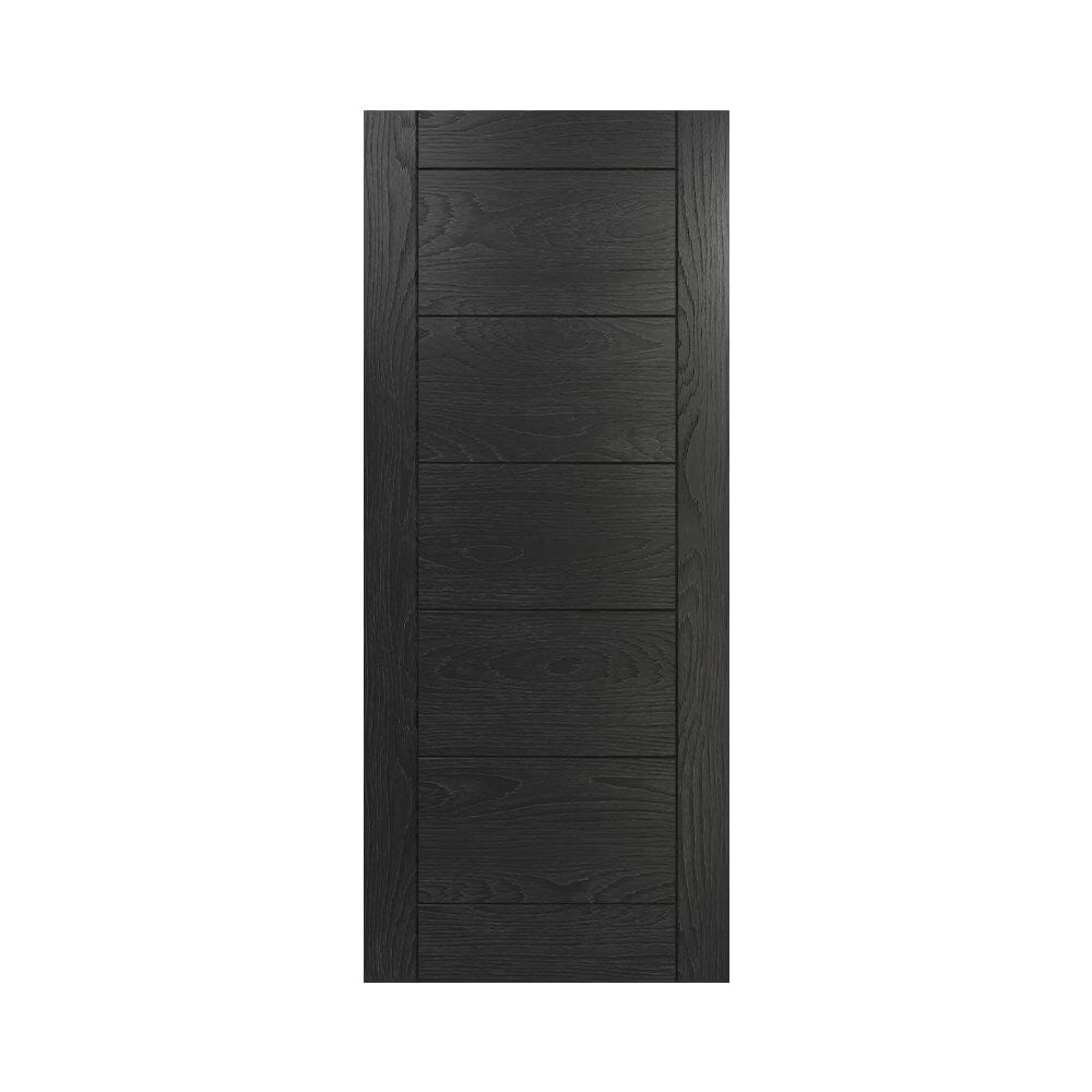 Seville Brushed Black Oak FSC Internal Door Internal Door Deanta