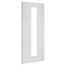 Seville White Primed Glazed Internal Door Internal Door Deanta