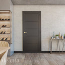 Shoreditch Black Primed Internal Door Internal Door Deanta