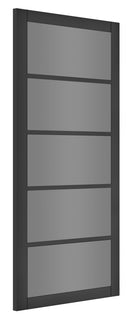 Shoreditch Black Primed Tinted Glazed Internal Door Internal Door Deanta