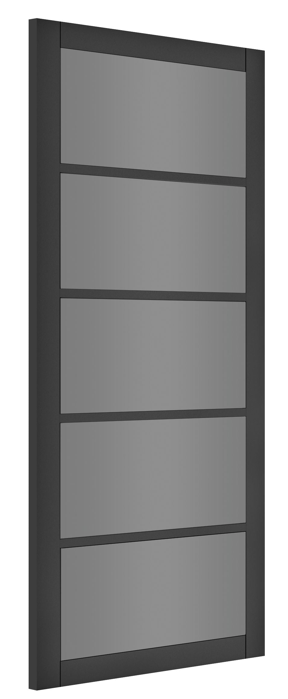 Shoreditch Black Primed Tinted Glazed Internal Door Internal Door Deanta