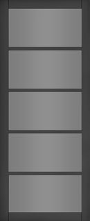 Shoreditch Black Primed Tinted Glazed Internal Door Internal Door Deanta