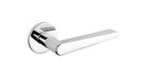 Tupai Rapido 5S Line Torrao Designer Lever 5mm Slimline Round Rose in Bright Polished Chrome Designer Lever Handle Atlantic