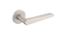Tupai Rapido 5S Line Torrao Designer Lever 5mm Slimline Round Rose in Pearl Nickel Designer Lever Handle Atlantic