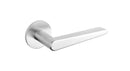 Tupai Rapido 5S Line Torrao Designer Lever 5mm Slimline Round Rose in Satin Chrome Designer Lever Handle Atlantic