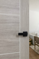 Tupai Rapido CurvaLine Turis Designer Lever Square Rose in Pearl Black Designer Lever Handle Atlantic
