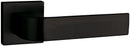 Tupai Rapido CurvaLine Turis Designer Lever Square Rose in Pearl Black Designer Lever Handle Atlantic