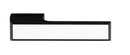 Tupai Rapido VersaLine Tobar Designer Lever Long Rose in White Decorative Plate - Matt Black Designer Lever Handle Atlantic