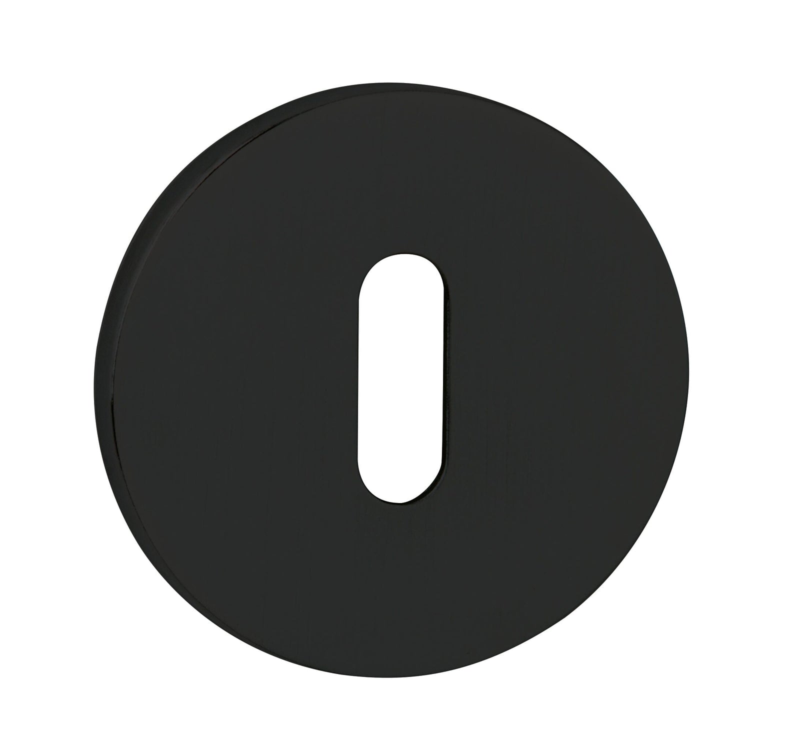 Tupai Rapido 5S Line Key Escutcheon 5mm Slimline Round Rose in Pearl Black Escutcheon Atlantic