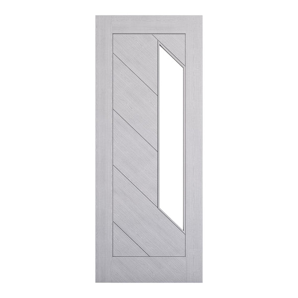 Torino Light Grey Ash Glazed FD30 FSC Internal Fire Door