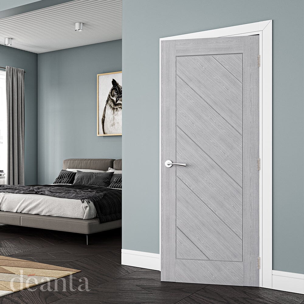 Torino Light Grey Ash FSC Internal Door Internal Door Deanta