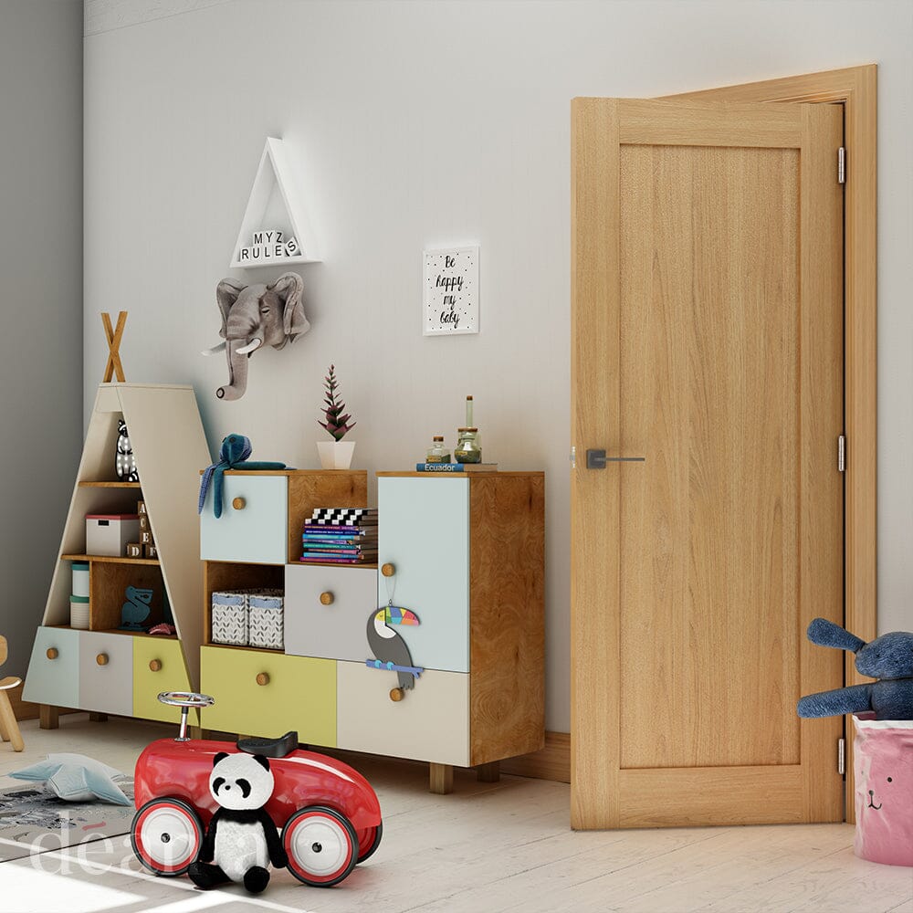 Walden Unfinished Oak Internal Fire Door Internal Door Deanta