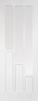 White Coventry Glazed 3 Light Primed Internal Door Internal Door LPD Doors